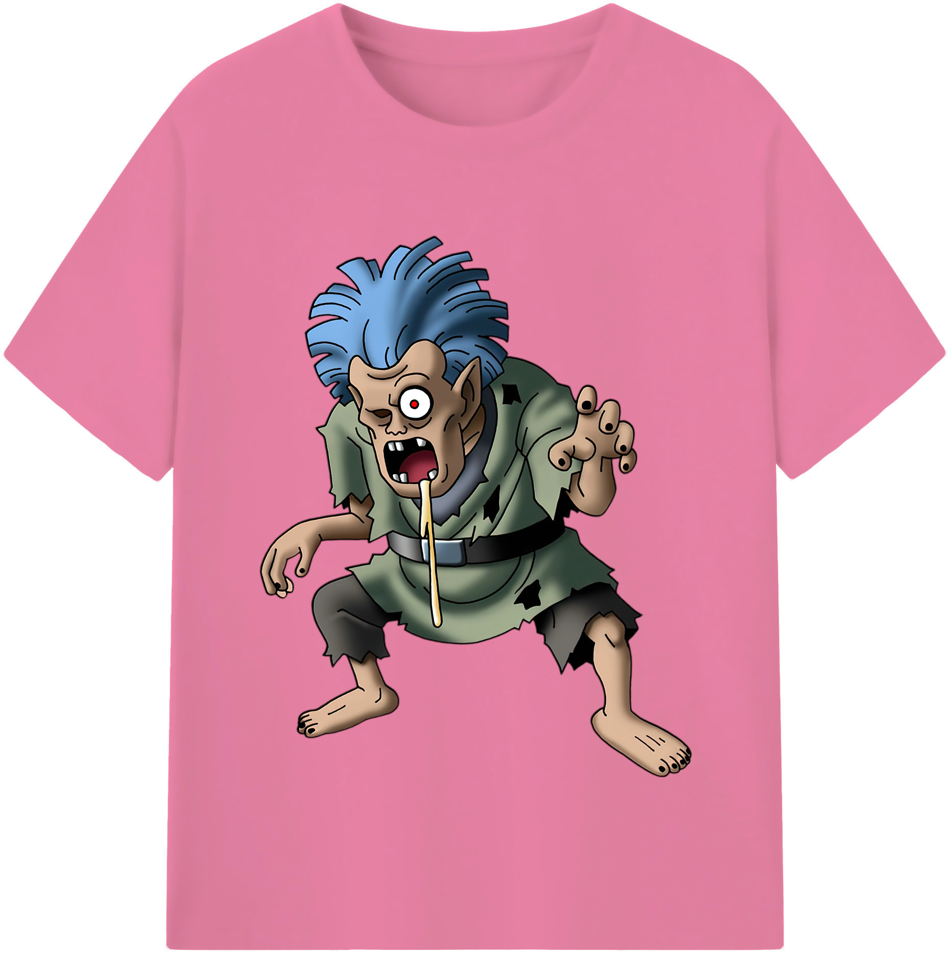 （画像用） ドラゴンクエスト Doragon Kuesuto Dragon Quest 綿100％半袖Tシャツ（フロントプリント）